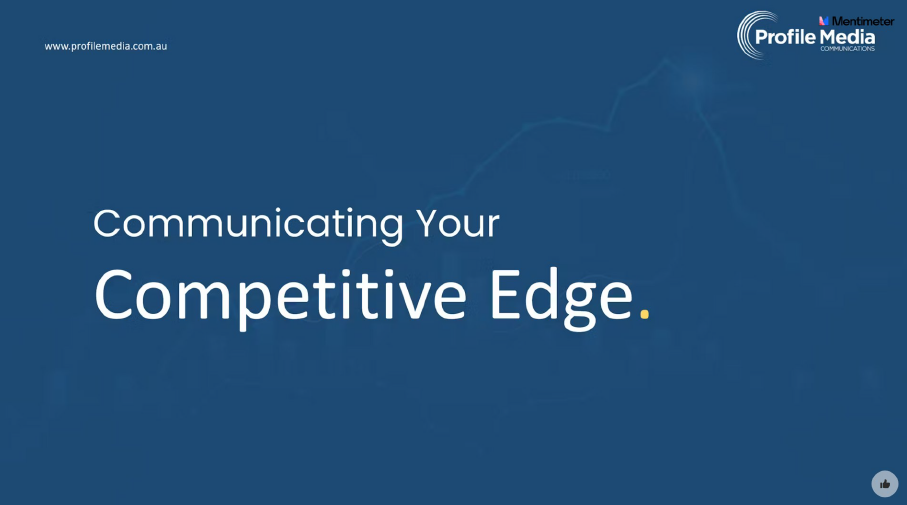 WA Leaders - Communicating your Competitive Edge