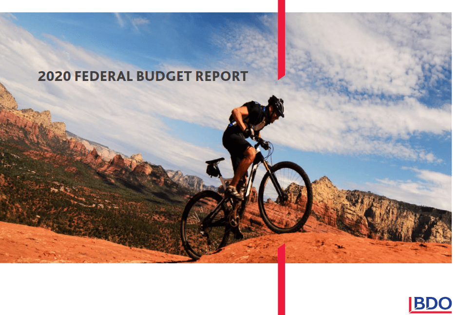 BDO 2020 Federal Budget Report