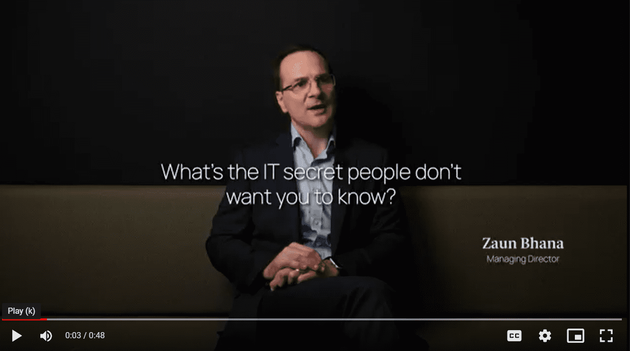 What's the IT secret people don't want you to know